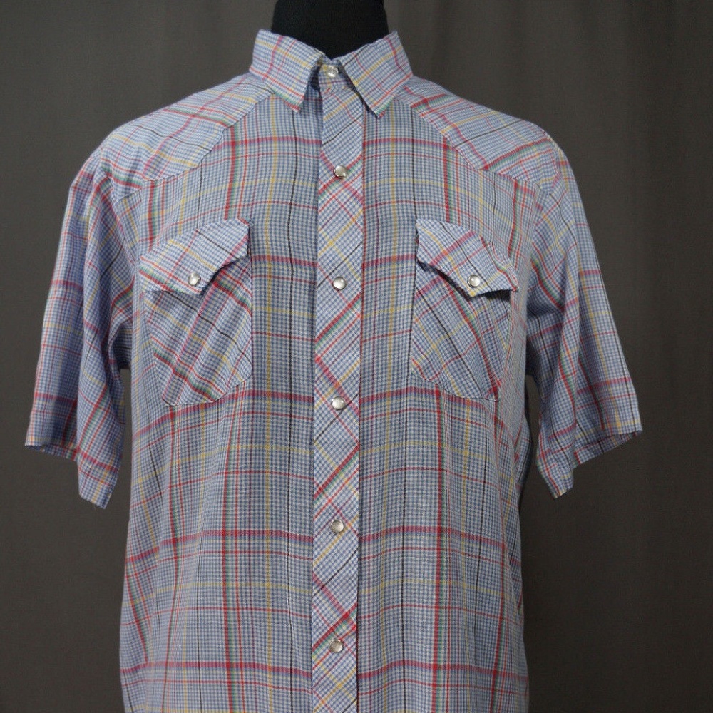 VTG 80's Rancher Western Wear Paper Thin Shirt